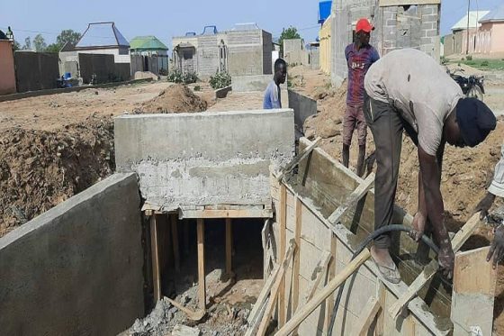 Travaux de construction d’un dalot à mayel ibé